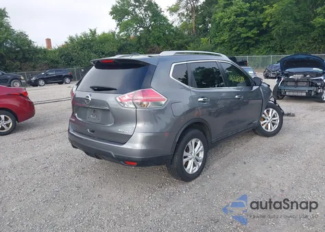 2016 Nissan Rogue Sv из США, поврежденный, VIN 5N1AT2MV4GC860887